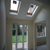 SIPs create open roof areas